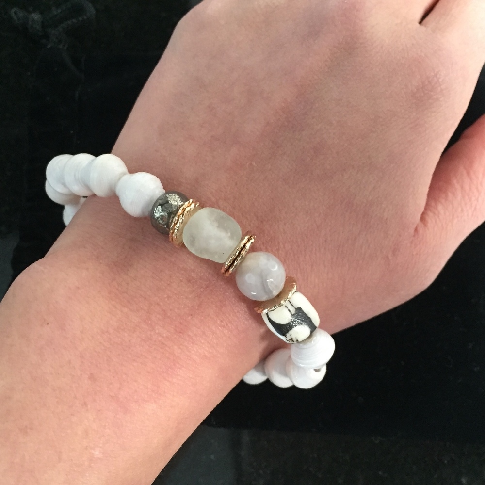 Akola beaded bracelet